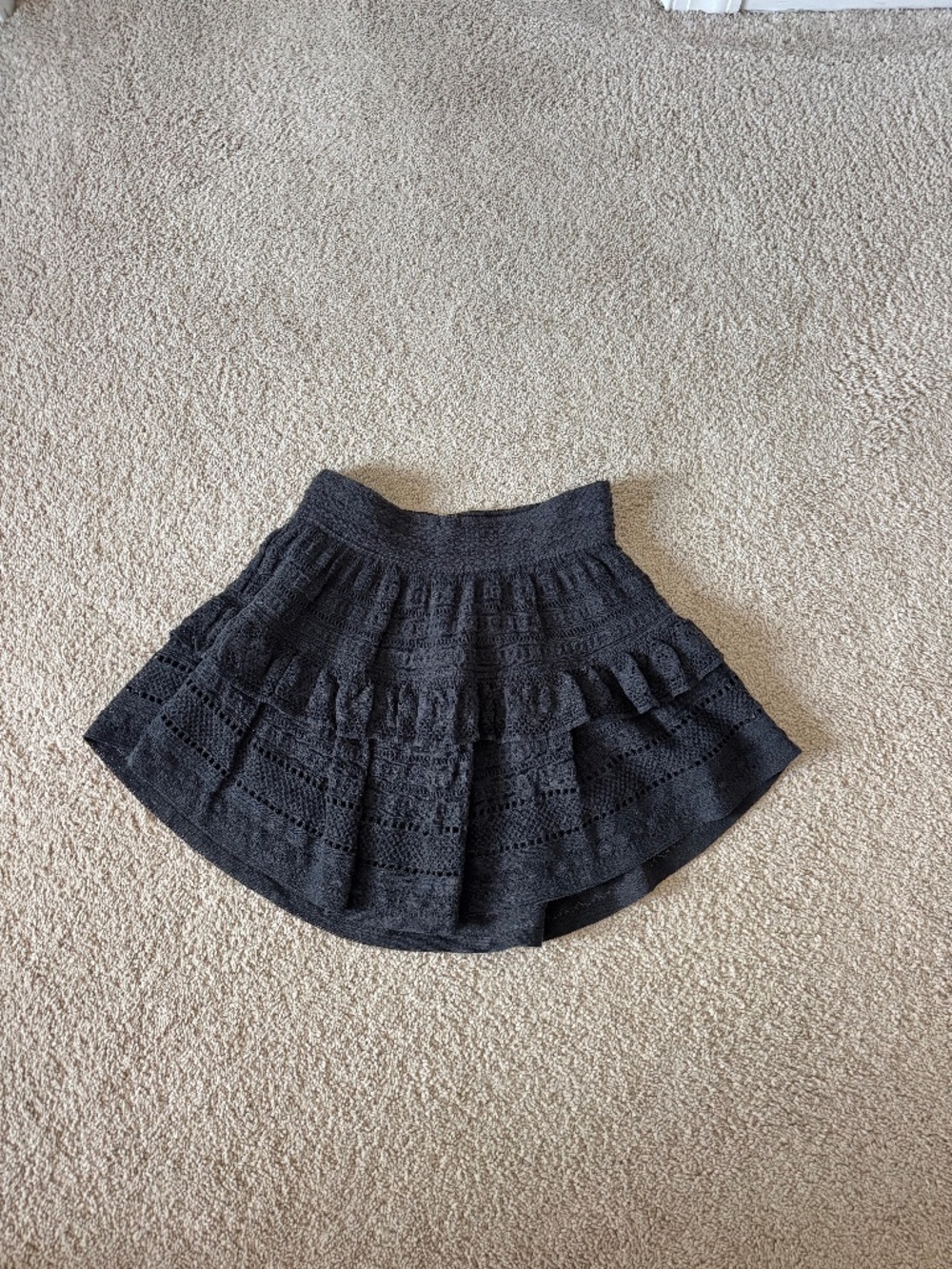 Aerie Ruffle Mini Skirt